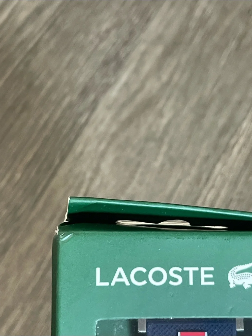 Lacoste Men's Apple Watch Band Blue Red Strap 42/44mm